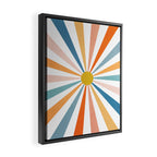 Sun Retro Art V Framed Canvas Print Gallery Image 2