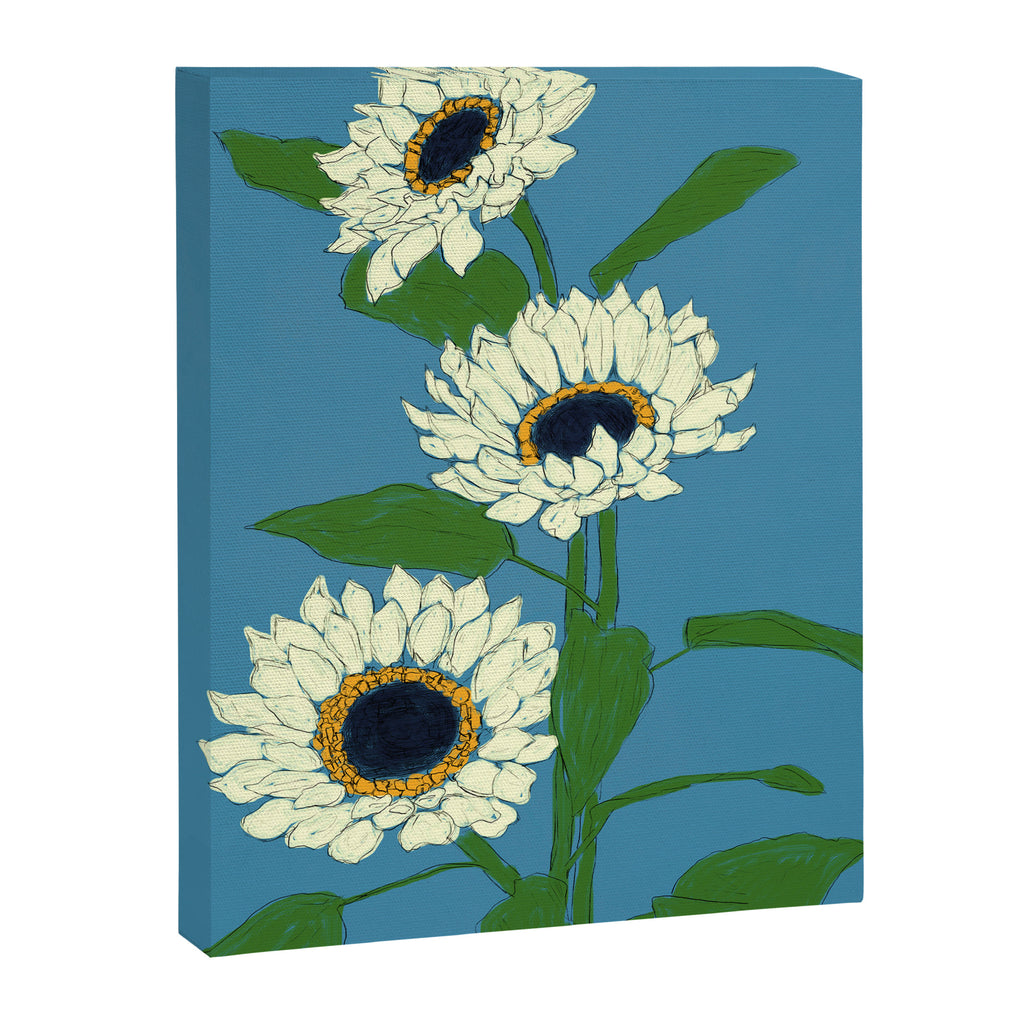 Sunflower Blue Sami Canvas Print Gallery Image 6