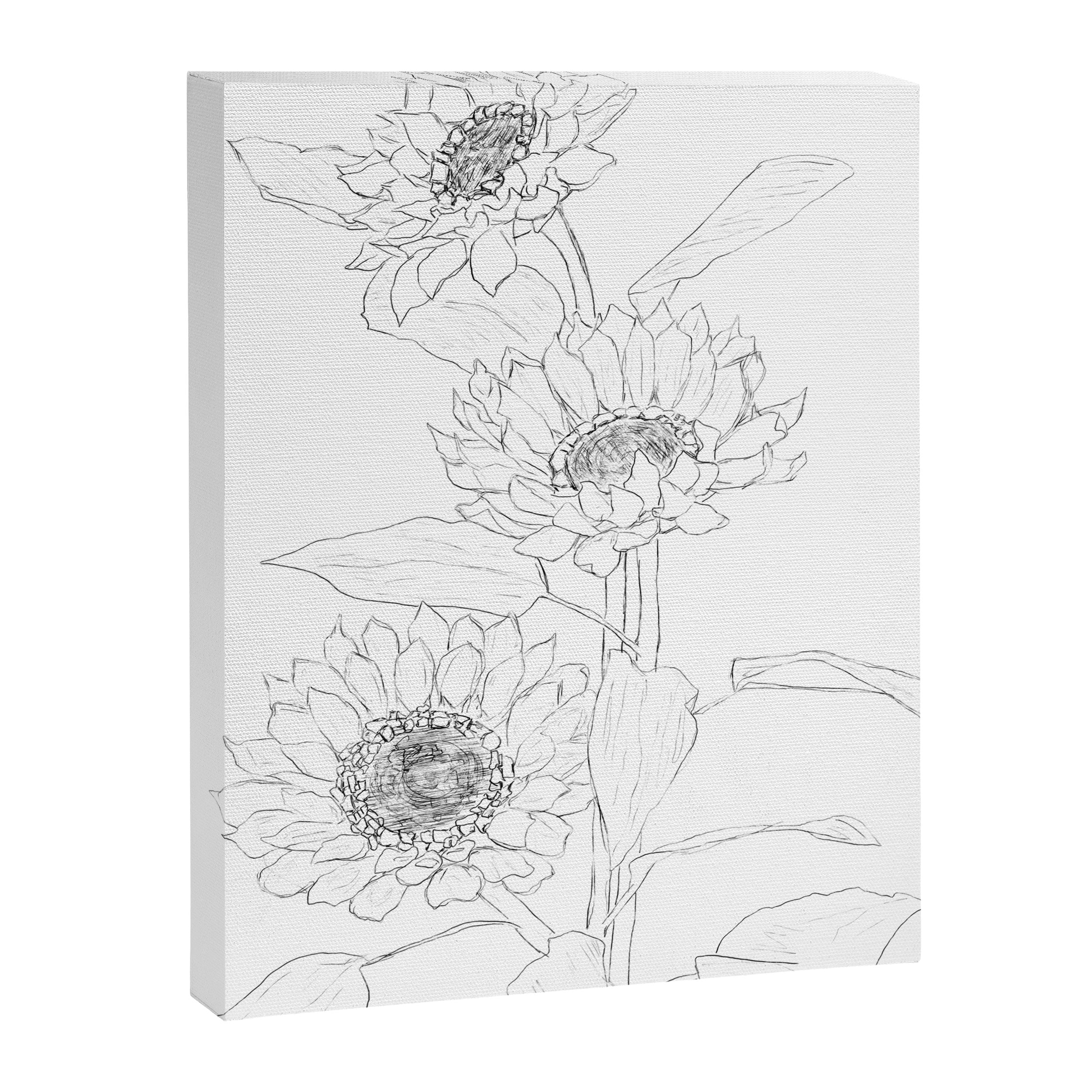 Sunflower Line Sami Canvas Print Gallery Image 6