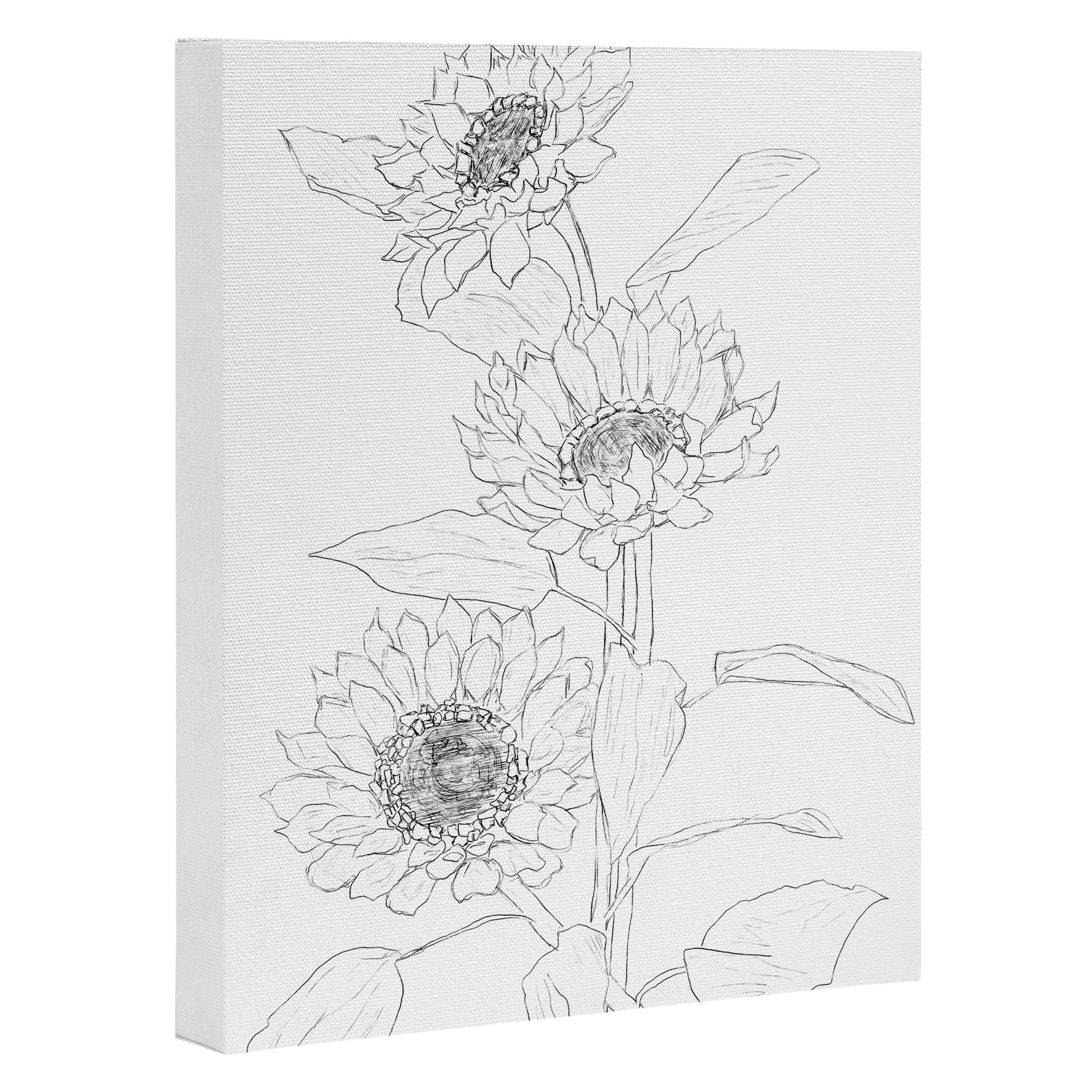 Sunflower Line Sami Canvas Print Gallery Image 3