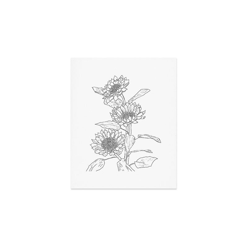 Sunflower Line Sami Art Print Gallery Image 1