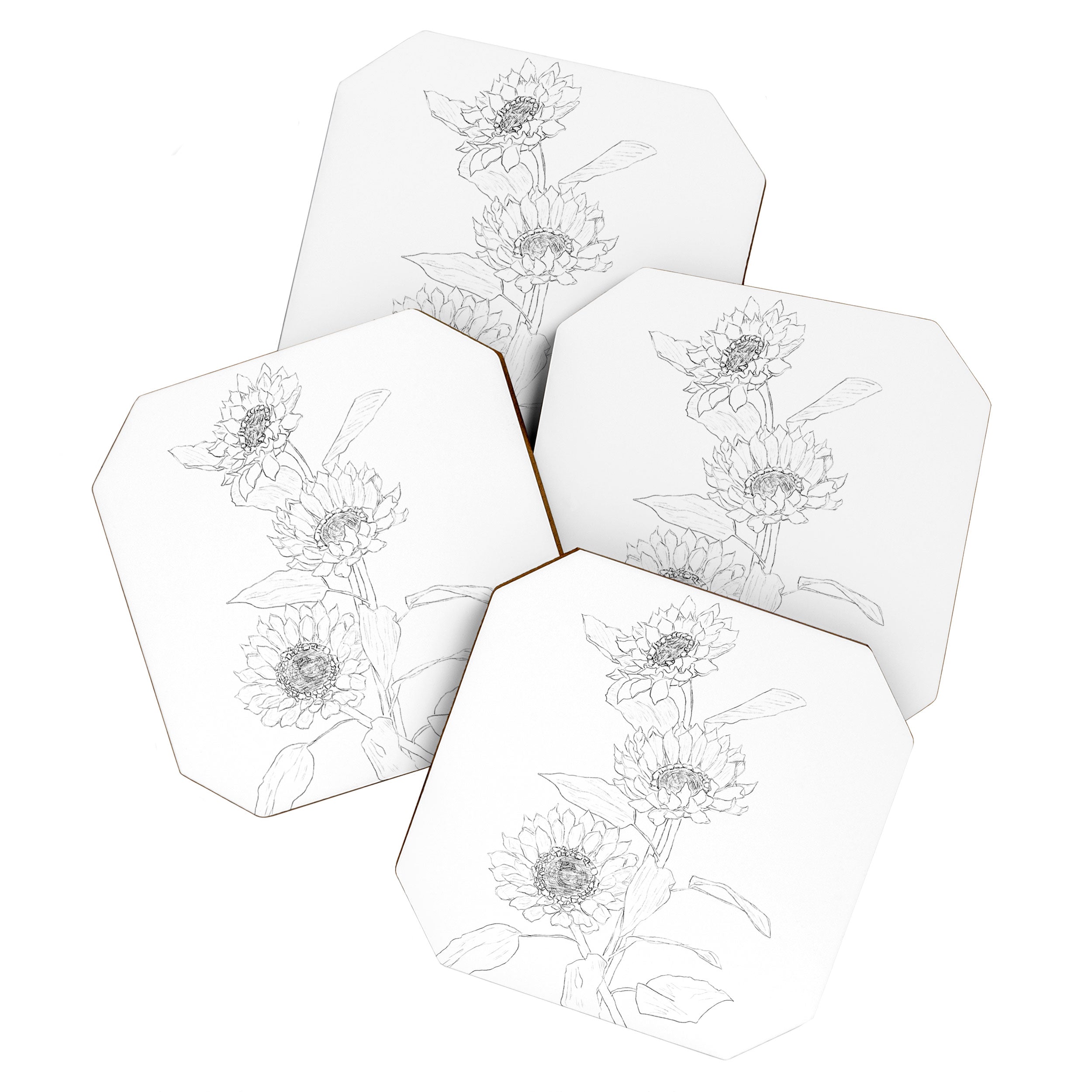 Sunflower Line Sami Coaster Gallery Image 1