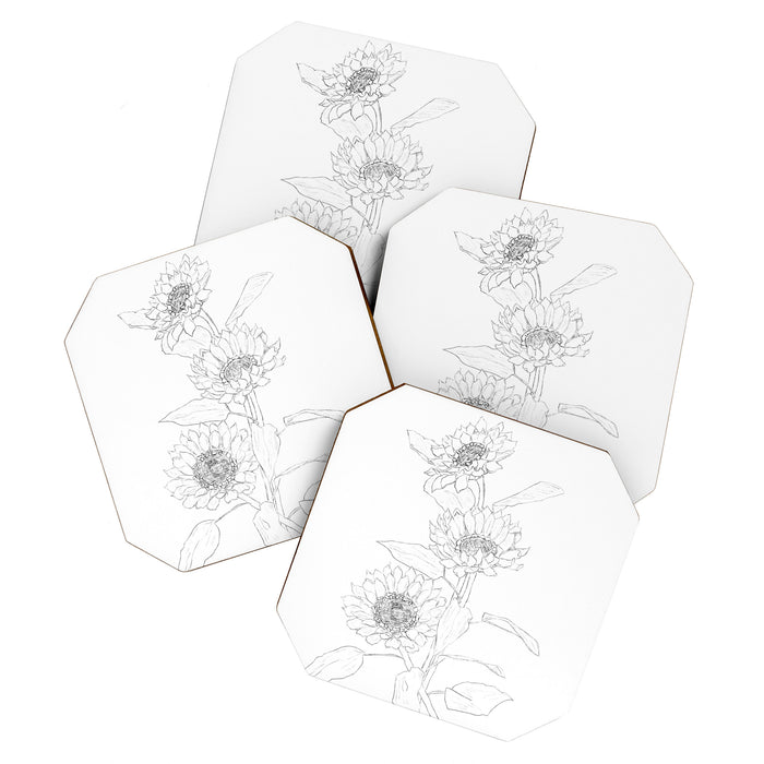 Sunflower Line Sami Coaster Gallery Image 1
