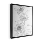 Sunflower Line Sami Framed Canvas Print Gallery Image 2