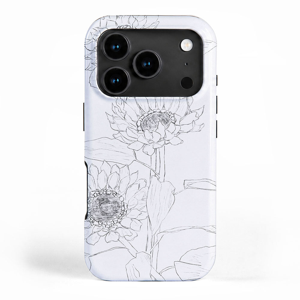 Sunflower Line Sami iPhone Case Gallery Image 1