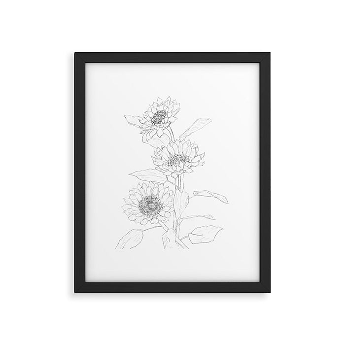 Sunflower Line Sami Framed Art Print Gallery Image 1