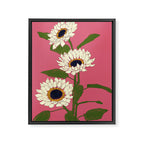 Sunflower Pink Sami Framed Canvas Print Gallery Image 6