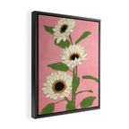 Sunflower Pink Sami Framed Canvas Print Gallery Image 2