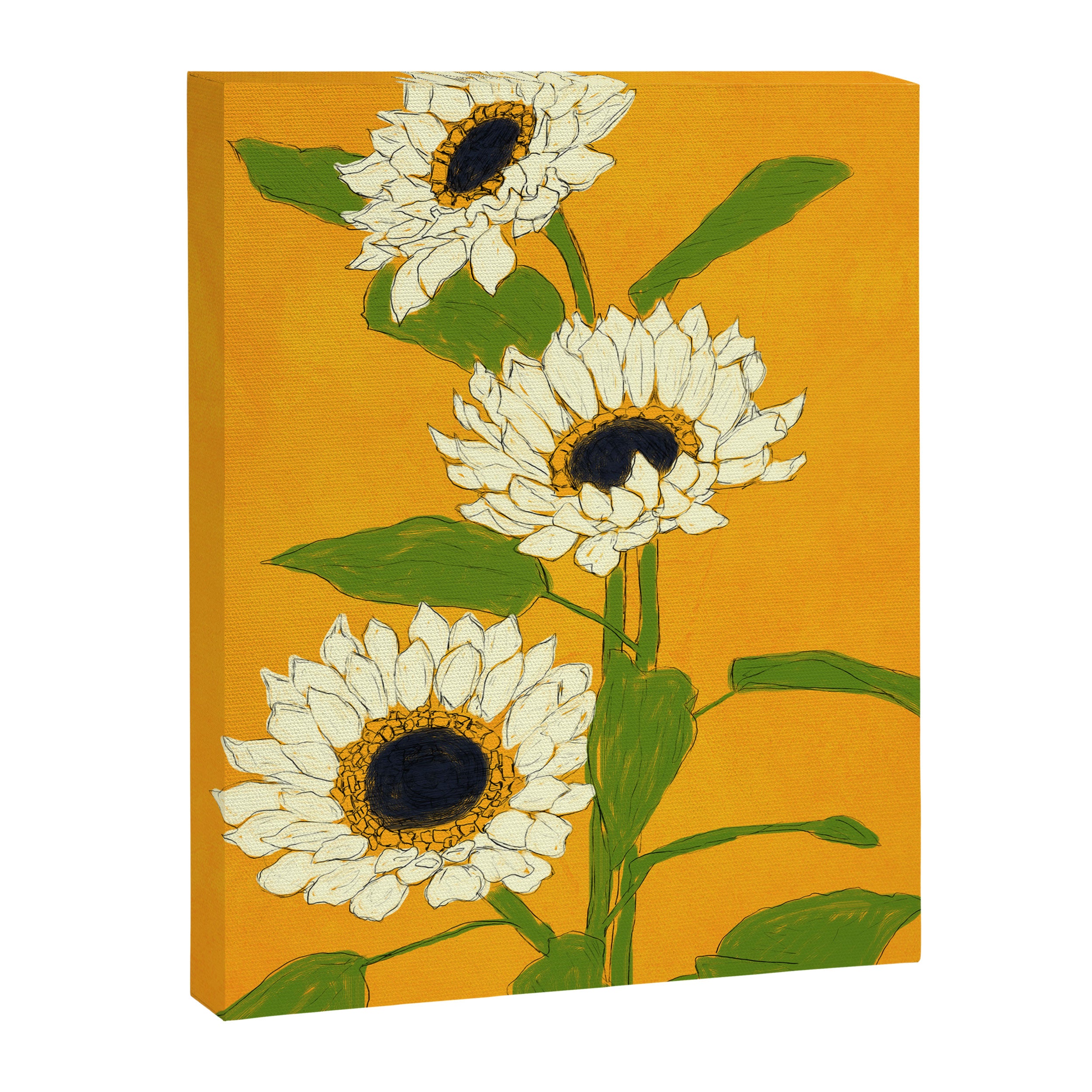 Sunflower Yellow Sami Canvas Print Gallery Image 6