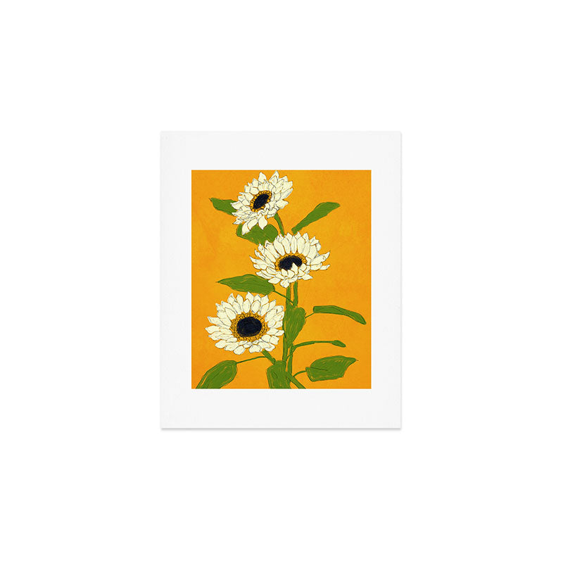 Sunflower Yellow Sami Art Print