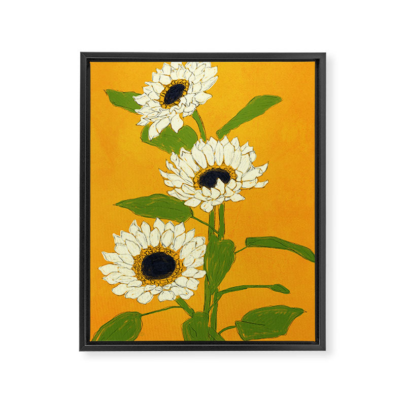 Sunflower Yellow Sami Framed Canvas Print Gallery Image 6
