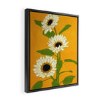 Sunflower Yellow Sami Framed Canvas Print Gallery Image 2