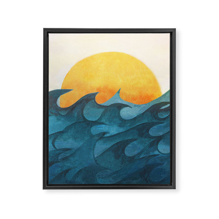 Sunrise Framed Canvas Print Gallery Image 1