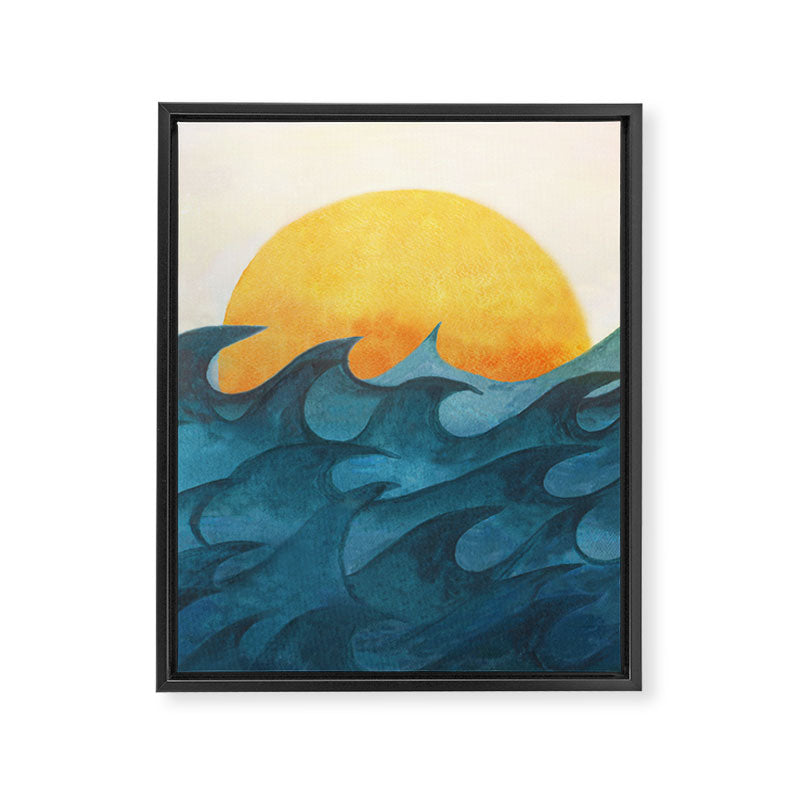 Sunrise Framed Canvas Print Gallery Image 8