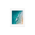 Surfers in Blue Waves Art Print Gallery Image 1