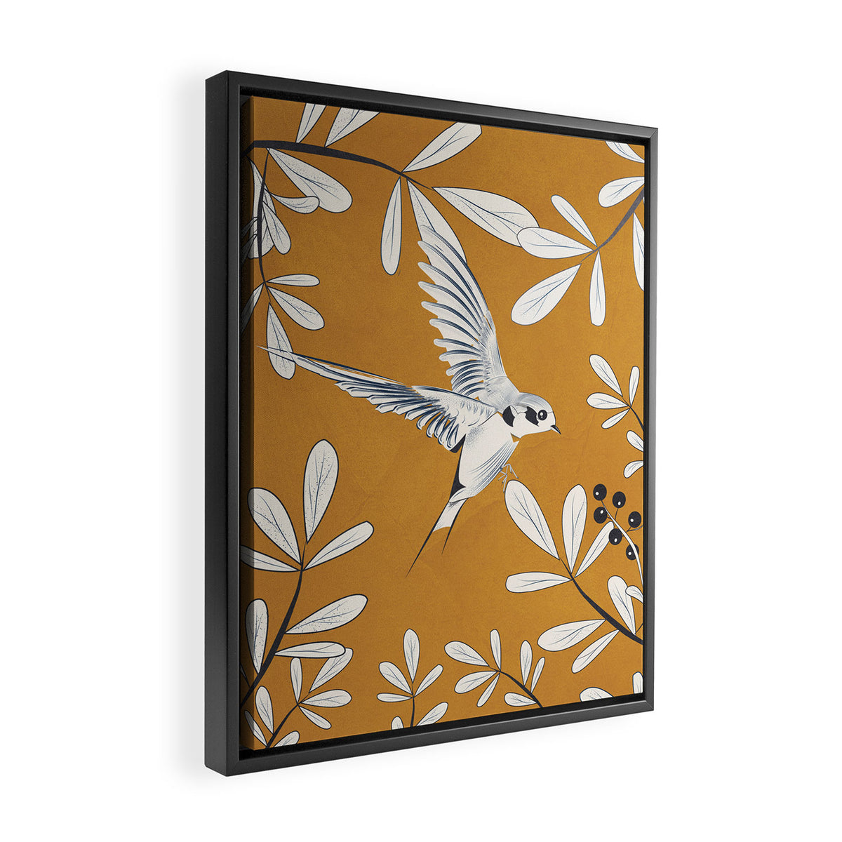 Swallow 01 Framed Canvas Print Gallery Image 2