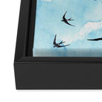 Swallows Framed Canvas Print Gallery Image 3