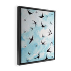Swallows Framed Canvas Print Gallery Image 2