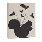 The Abstract Black Squirrel Canvas Print Gallery Image 6