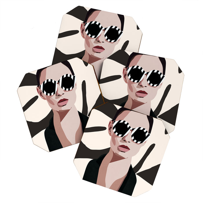 The Face of Fashion 7 Coaster Gallery Image 1