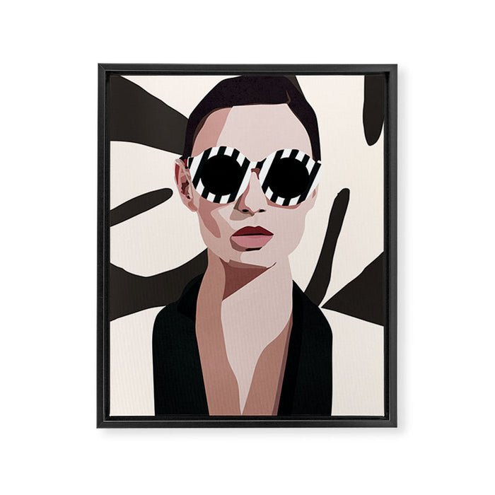 The Face of Fashion 7 Framed Canvas Print Gallery Image 1