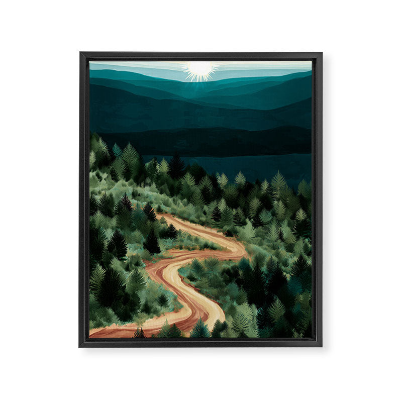 The Long Way Home Framed Canvas Print Gallery Image 6