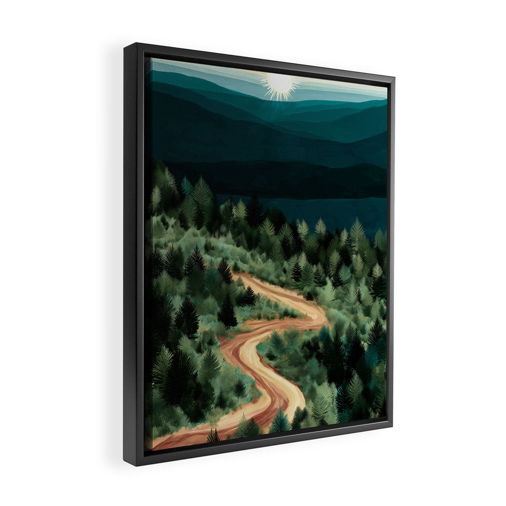The Long Way Home Framed Canvas Print Gallery Image 2
