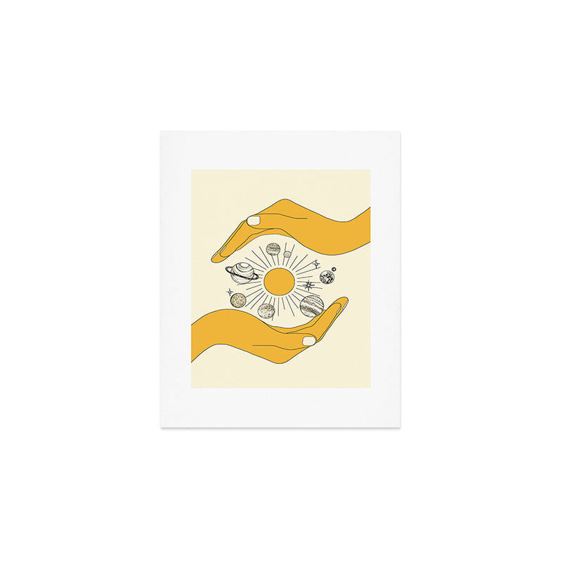 The Universe in Your Hands Art Print Gallery Image 1