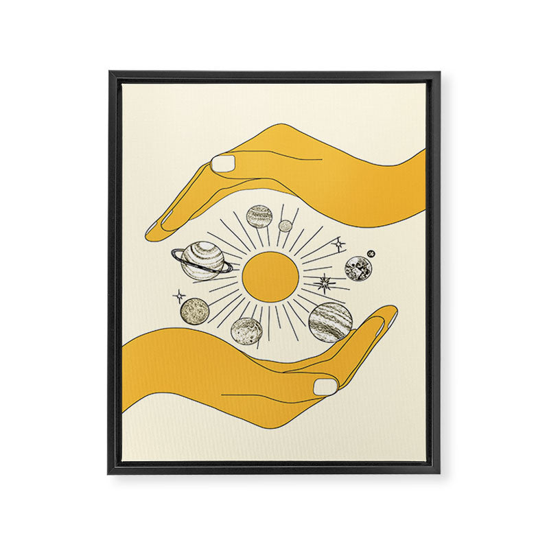 The Universe in Your Hands Framed Canvas Print Gallery Image 8