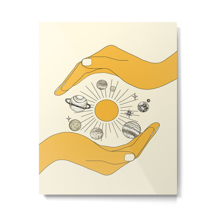 The Universe in Your Hands Metal Print Gallery Image 1