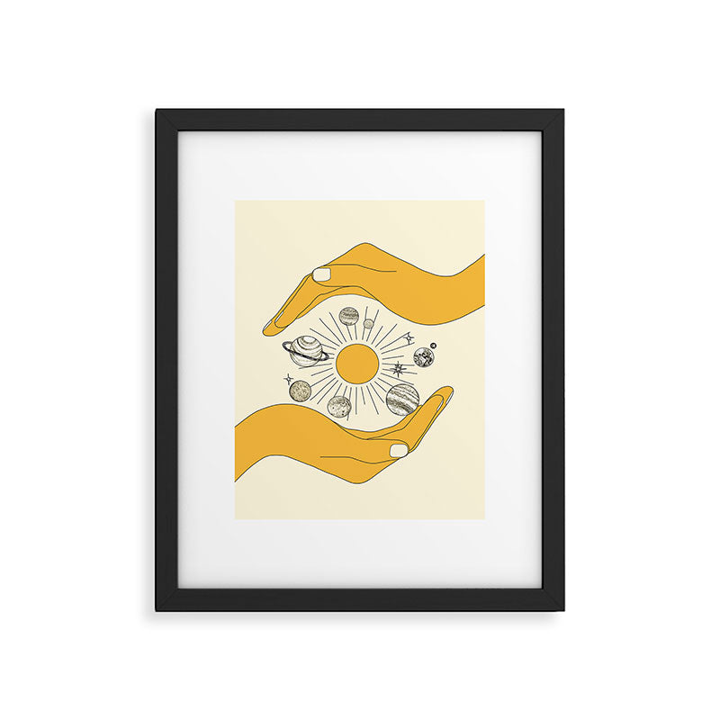 The Universe in Your Hands Framed Art Print Gallery Image 4