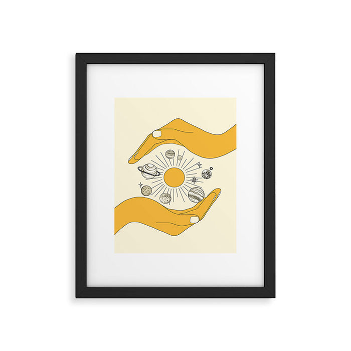 The Universe in Your Hands Framed Art Print Gallery Image 1