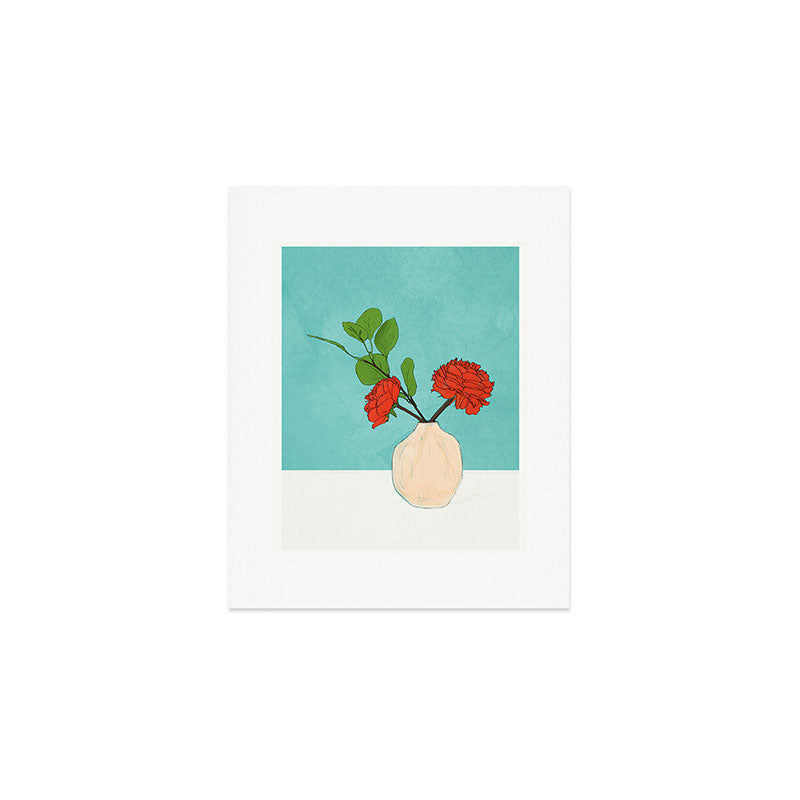 Thought of you Blue Art Print Gallery Image 1