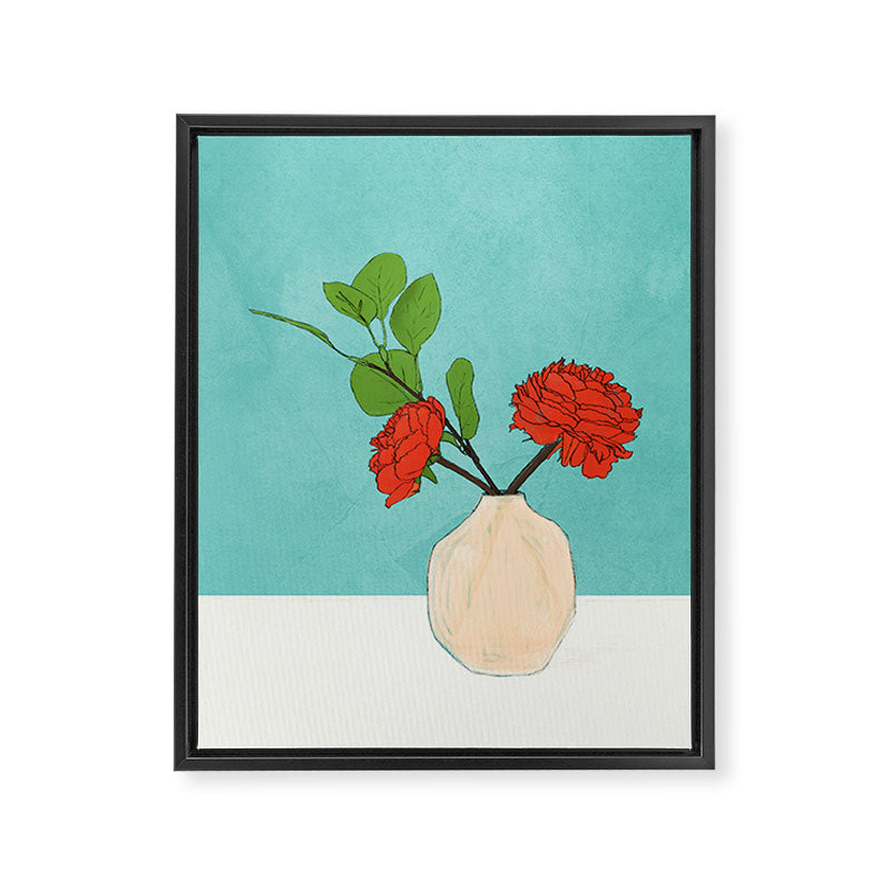Thought of you Blue Framed Canvas Print Gallery Image 6