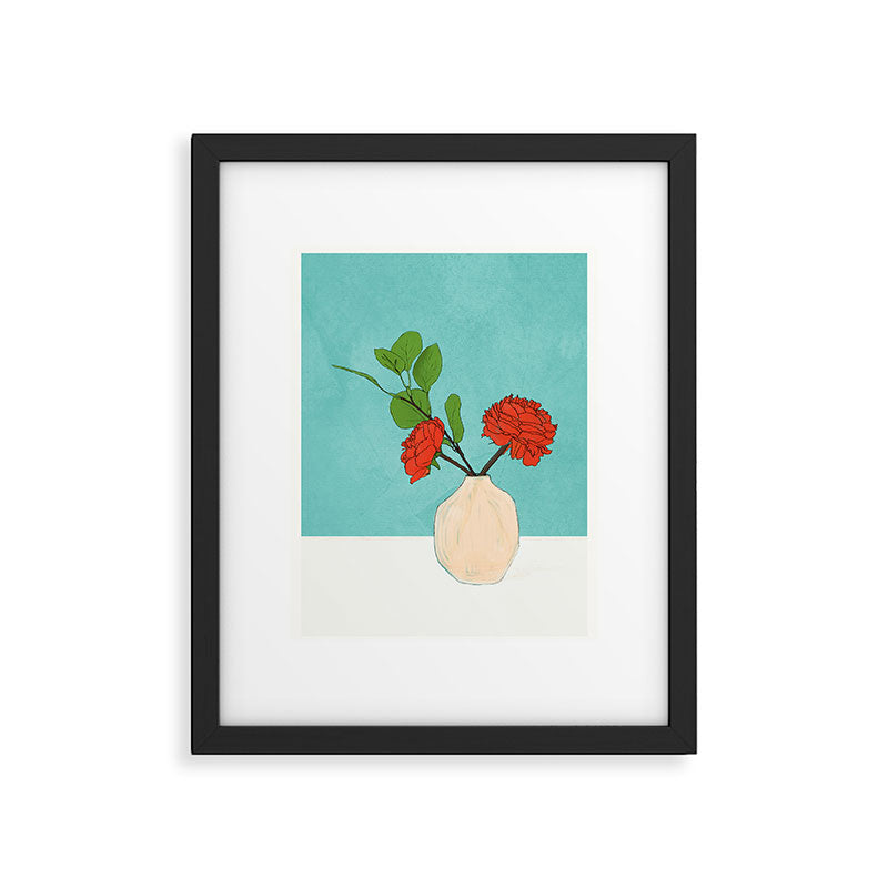 Thought of you Blue Framed Art Print Gallery Image 5