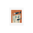 Three Swimming Fish Art Print Gallery Image 1