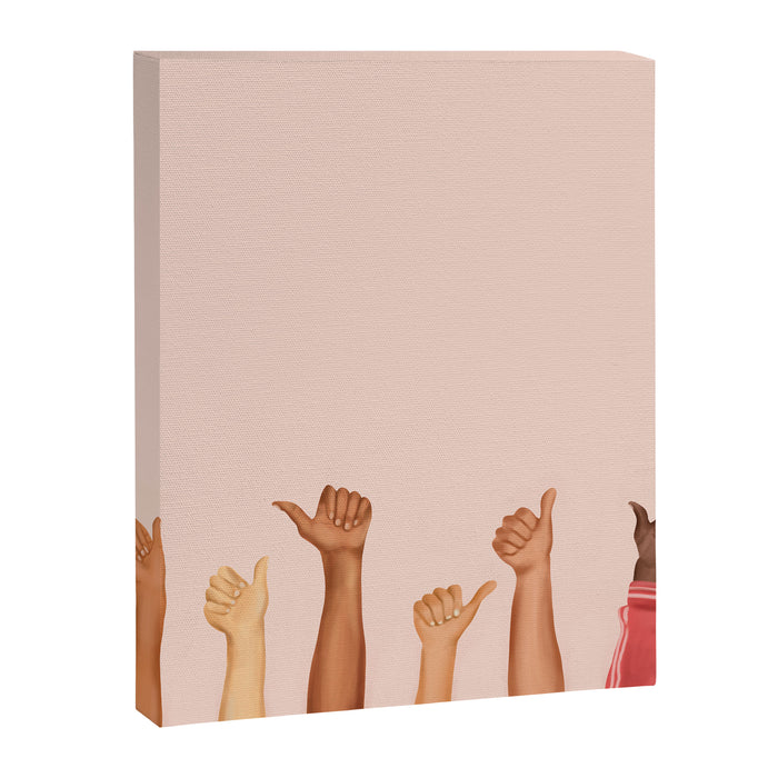 Thumbs Up Canvas Print Gallery Image 1