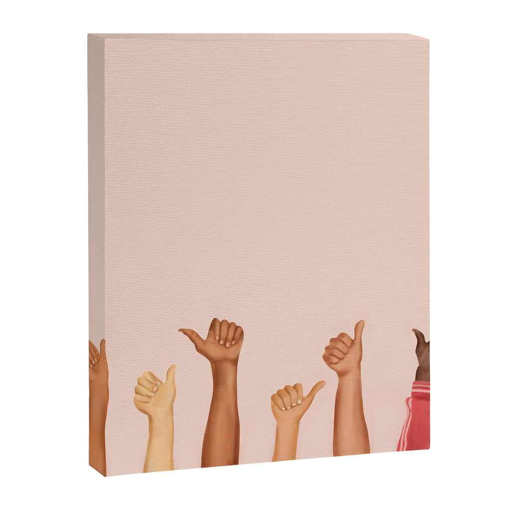 Thumbs Up Canvas Print Gallery Image 6