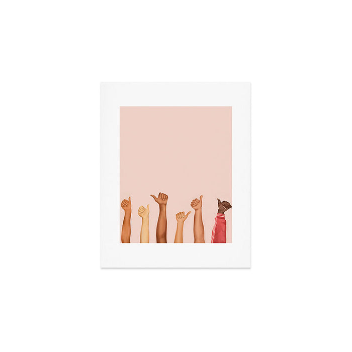 Thumbs Up Art Print Gallery Image 1