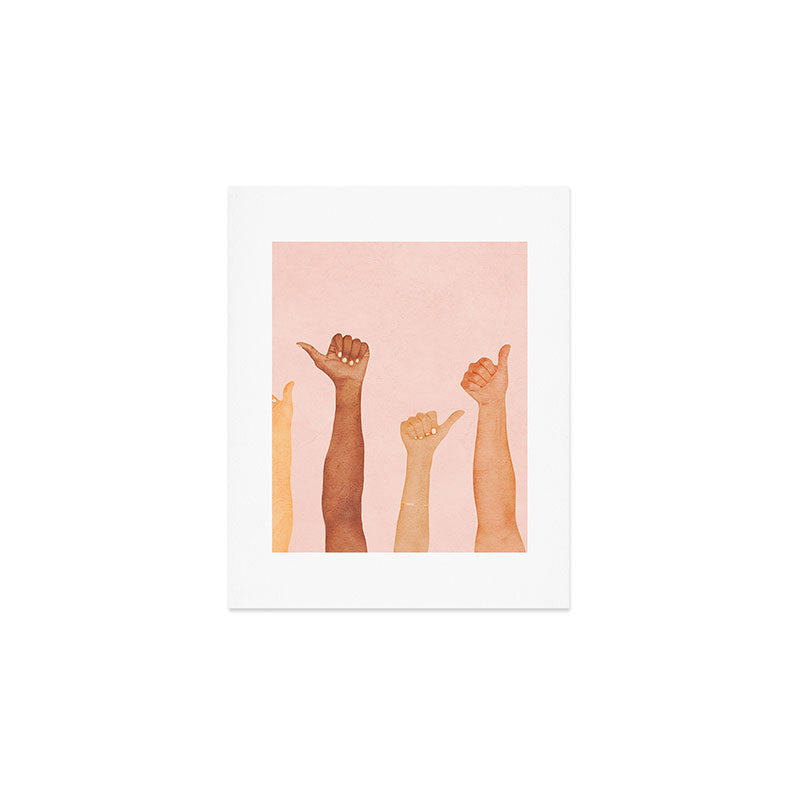 Thumbs Up Art Print Gallery Image 1