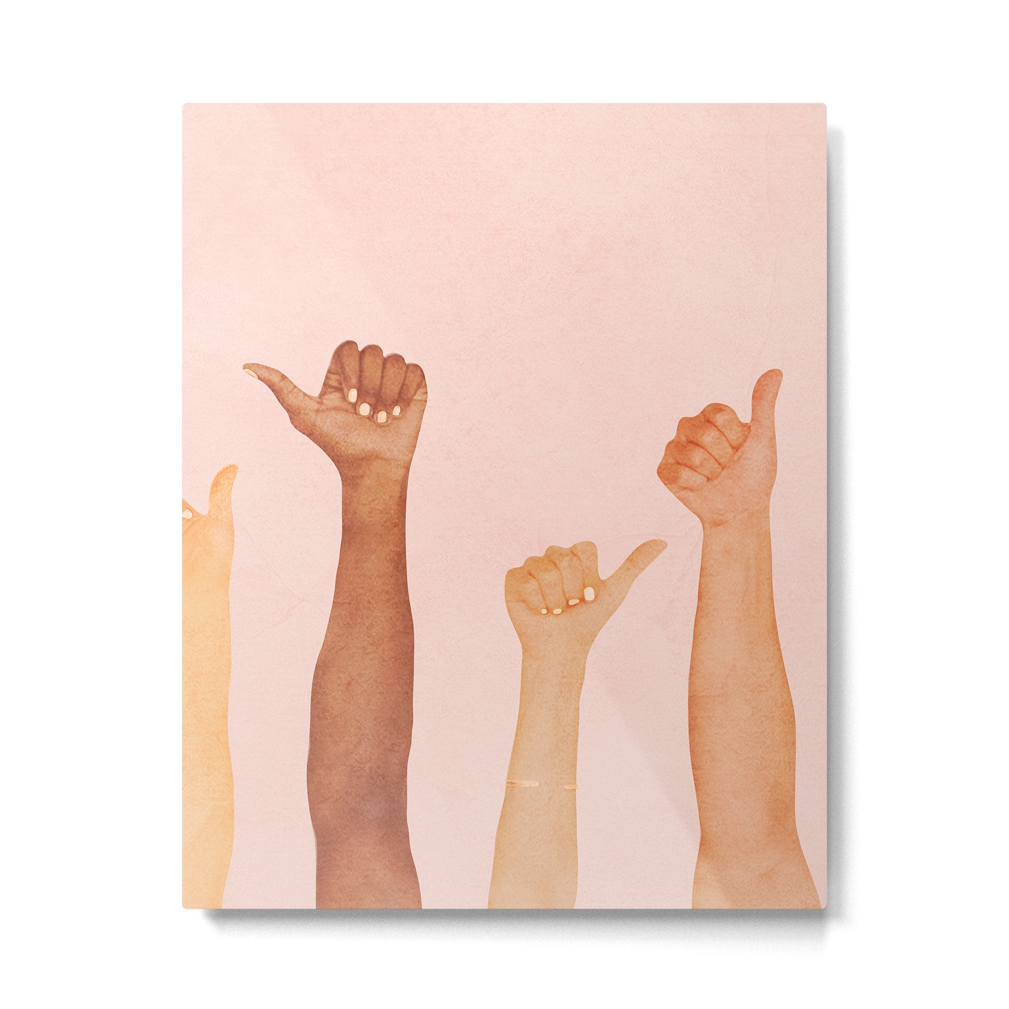 Thumbs Up Metal Print Gallery Image 4