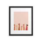 Thumbs Up Framed Art Print Gallery Image 5