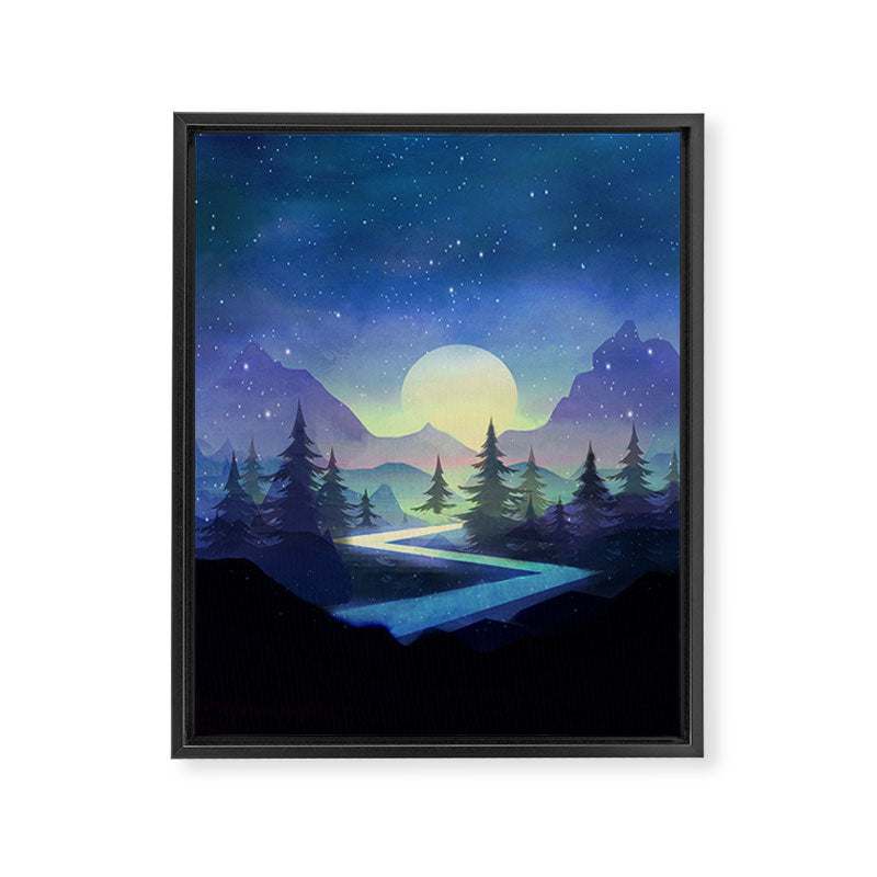 Touching the Stars Framed Canvas Print Gallery Image 8
