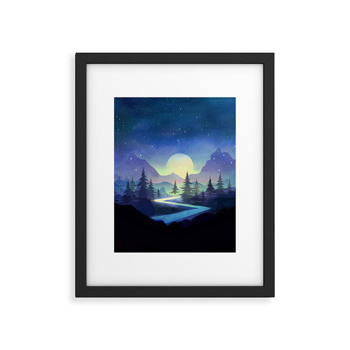 Touching the Stars Framed Art Print Gallery Image 1