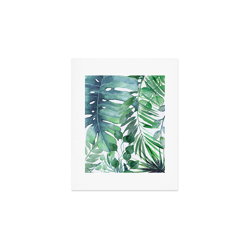 Tropical  Leaves Art Print Gallery Image 1