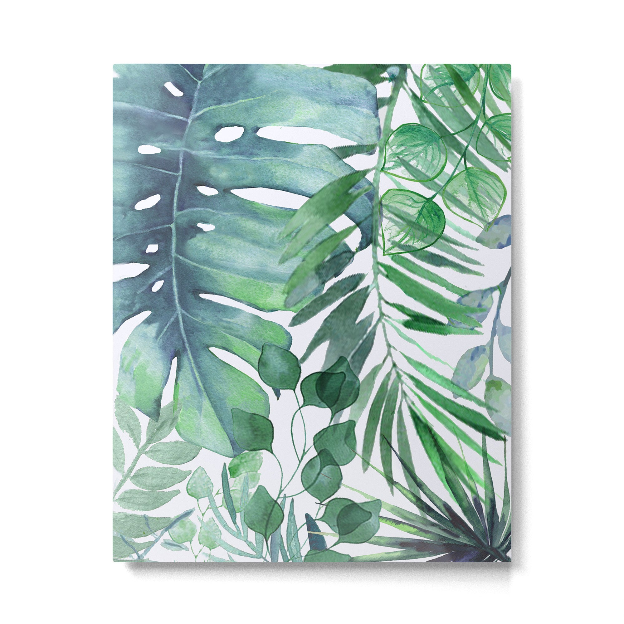 Tropical  Leaves Metal Print Gallery Image 4