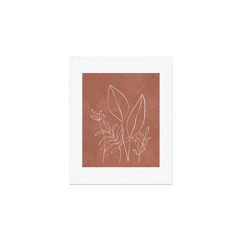 Tropical Outline 11 Art Print Gallery Image 1