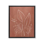 Tropical Outline 11 Framed Canvas Print Gallery Image 8