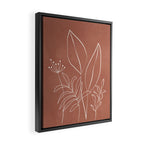 Tropical Outline 11 Framed Canvas Print Gallery Image 2