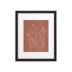 Tropical Outline 11 Framed Art Print Gallery Image 6
